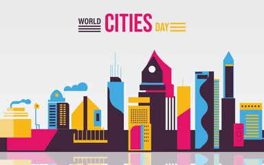 Obraz premium Innovative Cities Sustainable Futures world cities day
