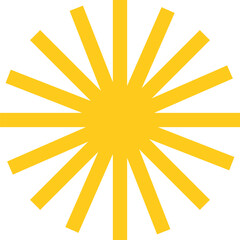 Bauhaus element. Modern geometric abstract shape in minimal style. Brutalism basic form, line, eye, circle and pattern, art vector icon. Colorful figure and dots simple design, white background