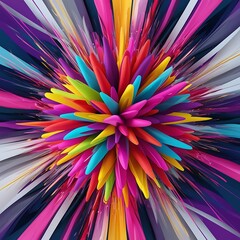 Colorful abstract solid burst background, Conceptual light burst shining abstract shapes, shiny light burst on solid abstract background