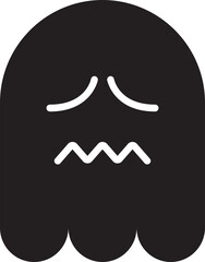 nervous ghost emoji