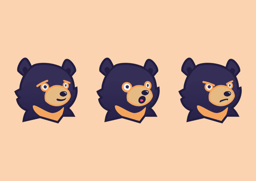 Cute honey bear mascot