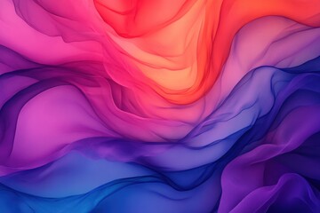 Obraz premium Calming Fantasy Wallpaper for Meditation - Abstract Shapes and Soothing Colors Create Serene Background