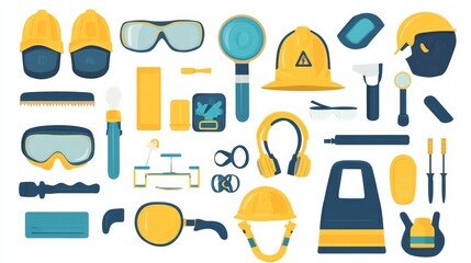 Diverse Construction and Safety Equipment