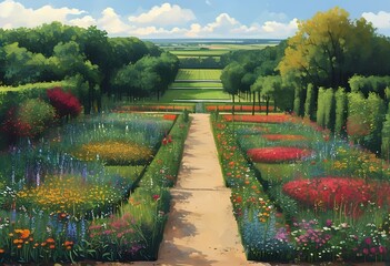 Fototapeta premium parallel gardens