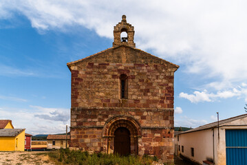 Fototapeta premium Romanesque church of San Vicente in Palencia, Spain, exterior view