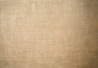 Fototapeta premium Beige Linen Canvas Background Texture
