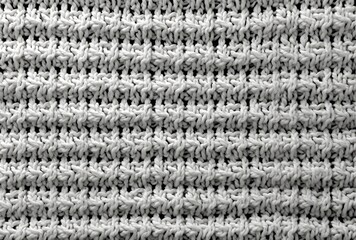 Close-up Knitted Fabric Texture Background
