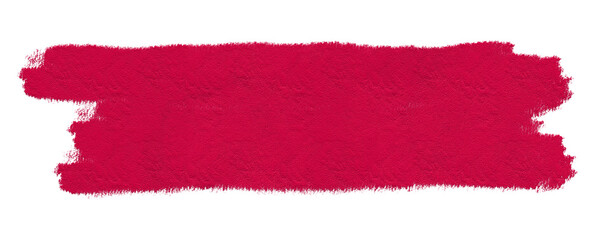 Brushstroke in a bold crimson creates a textured rectangular shape with a slightly uneven surface, adding a vibrant and dynamic element to your designs