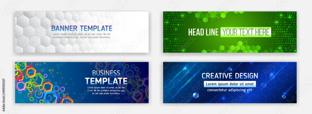 Canvas Prints internet communication, science, big data, cover design set. sci-fi vector sample concept. high-tech