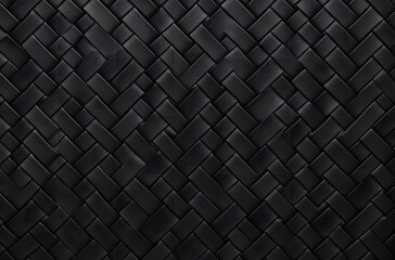 Black Carbon Fiber Woven Pattern Background