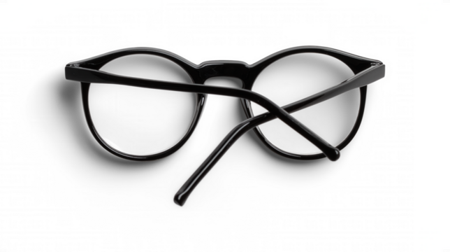 Open Reading Glasses with Black Frame