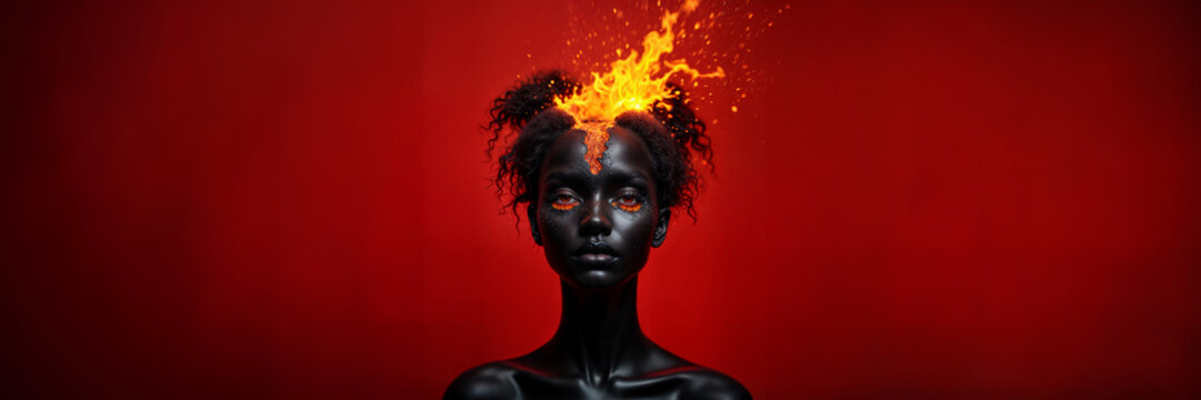 crack head woman division brain fire burning