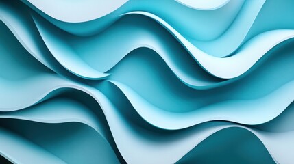 Fototapeta premium Abstract Blue Waves