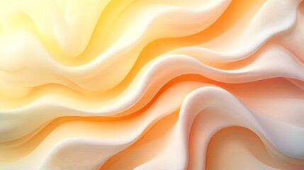 Obraz premium Soft gradient background in shades of pale yellow and peach