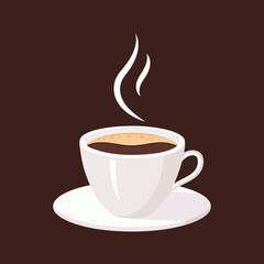 Cup of coffee vector illustration