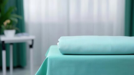 Clean hospital room with sterilized equipment, Sterile environment, Healthcare hygiene