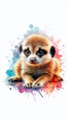 niedliches Erdmännchen