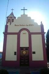 Igreja Nossa Senhora das Neves, construida com vinho.