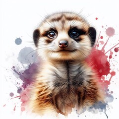 niedliches Erdmännchen