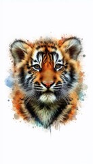 Obraz premium niedliches Tigerbaby