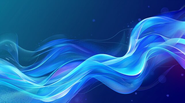 An interactive banner ad featuring a wave-like motion that responds to cursor movements, ideal for engaging potential customers in an online marketing campaign.