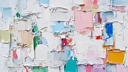 Fototapeta premium Oil Painting, Watercolor, City, Colorful, Abstract Image, Texture, Pattern Background, Wallpaper, Smartphone Cover and Screen, PC, Laptop, 9:16 and 16:9 Format