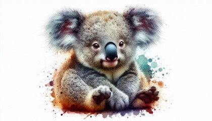 Naklejka premium Koala