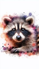 Obraz premium Waschbär