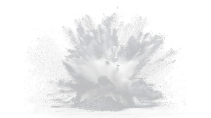 Fototapeta premium white sugar dust explosion