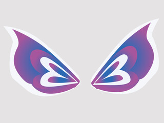 Fototapeta premium fairy wings, devil wings, angel wings, butterfly wings, bird wings 