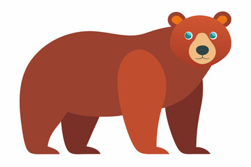 Cute Bear vector art and illustration 