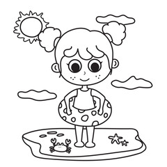 Coloring pictures for children, various activities, playing, playing sports, gardening
