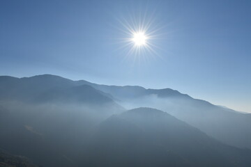 Sun over the Mountains