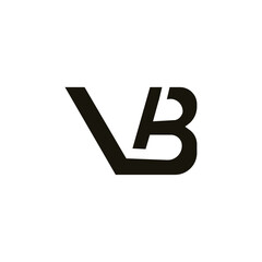 VB letter background vector design, VB logo design.