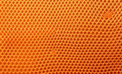 Orange Mesh Fabric Texture Background