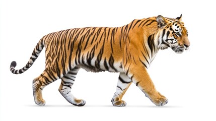 Fototapeta premium Striped Tiger Walking