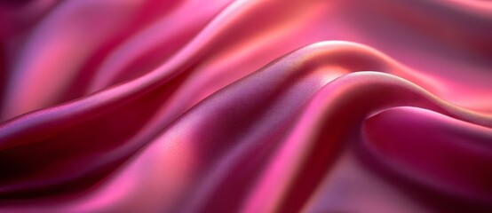 Fototapeta premium Abstract Pink Fabric Texture with Gradient