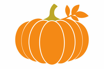 Pumpkin silhouette vector illustration design