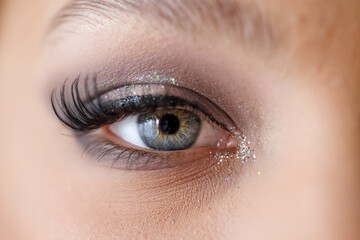 Obraz premium Eye With Make Up