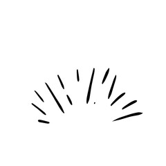 Cartoon Doodle Bomb Explosion 