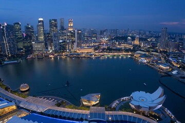 Singapore night view