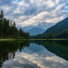 lake in the mountains