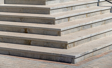Granite stairs steps background