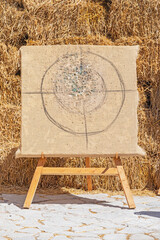 Homemade archery target