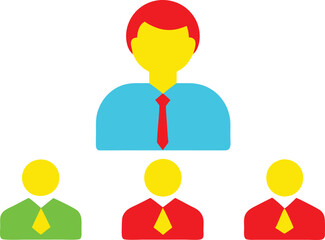 Task Delegation by Manager Vector Art Illustration for Team Dynamics
