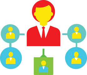 Team Task Assignment Manager Vector Illustration for Collaborative Success
