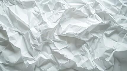 Obraz premium A background with the look of a white, crumpled paper poster.