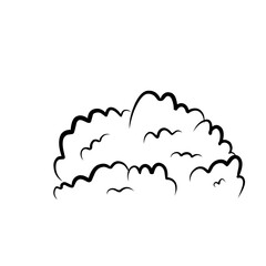 Hand Drawn Bushes Outline 