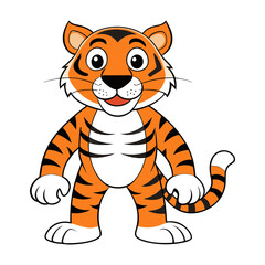 Download Tiger Vector Art Illustration Eps File For Design.