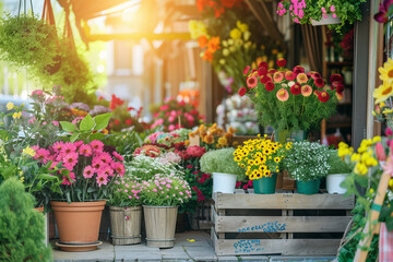 Fototapeta premium flowers in the garden